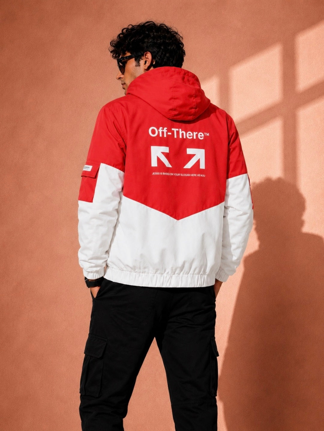 ZYRONA Men Colorblock Casual Jacket