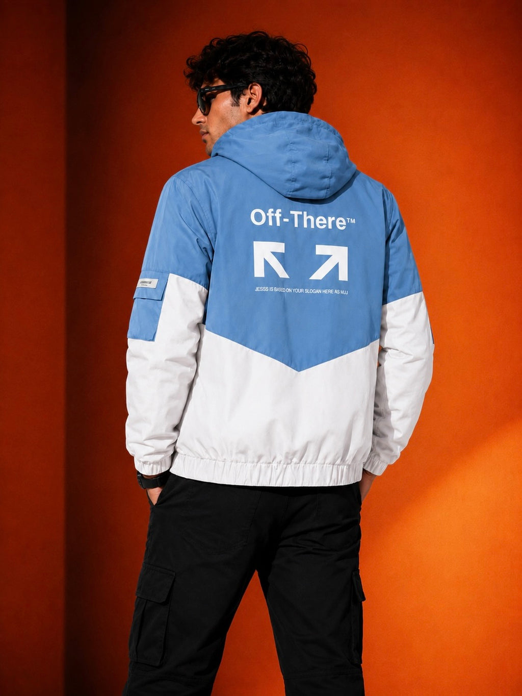 ZYRONA Men Colorblock Casual Jacket