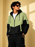 ZYRONA Men Colorblock Casual Jacket