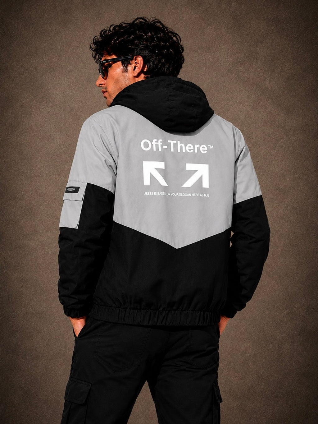 ZYRONA Men Colorblock Casual Jacket