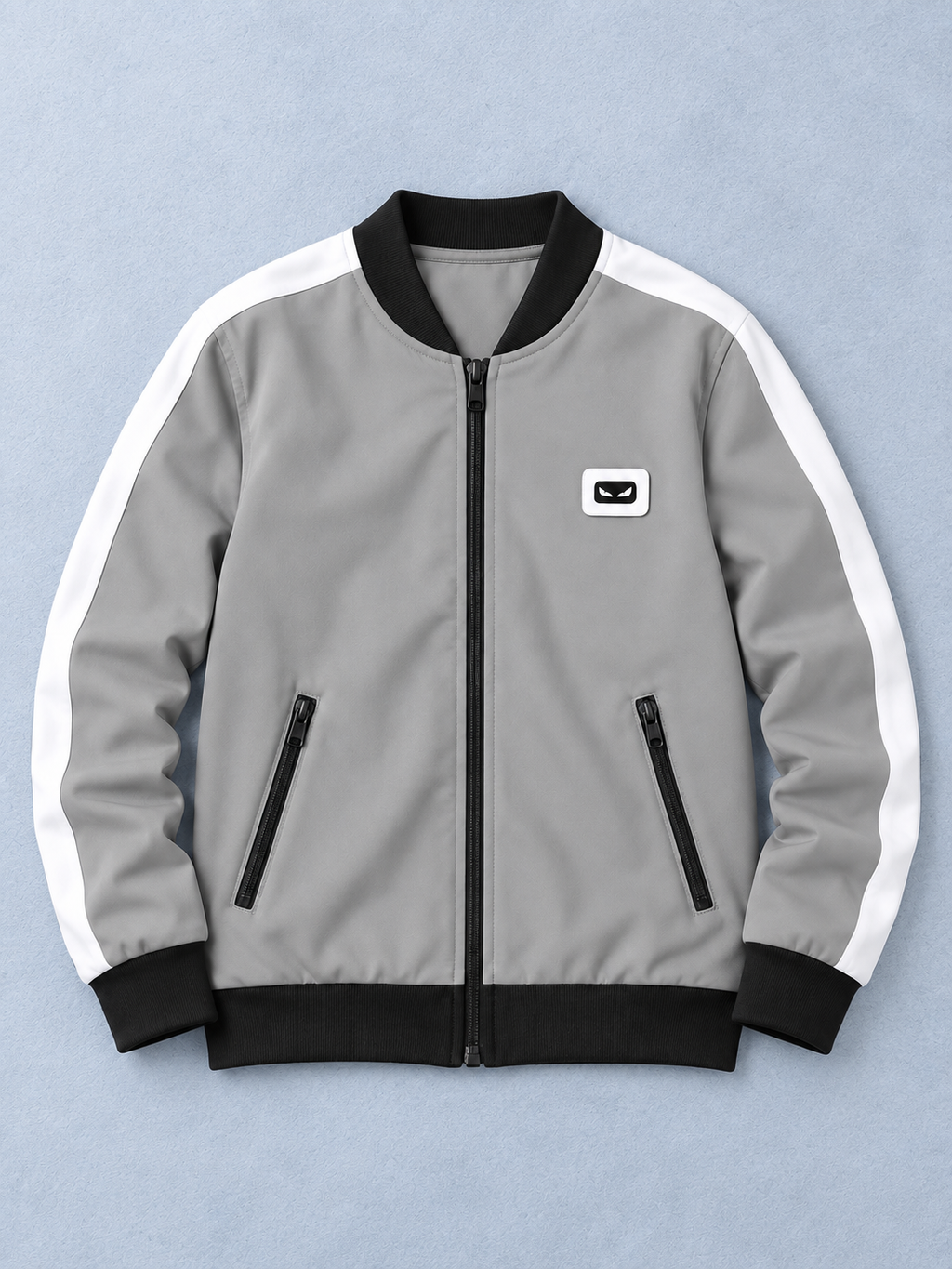 ZYRONA Boys Full-Zip Lightweight Track Jacket with High Collar