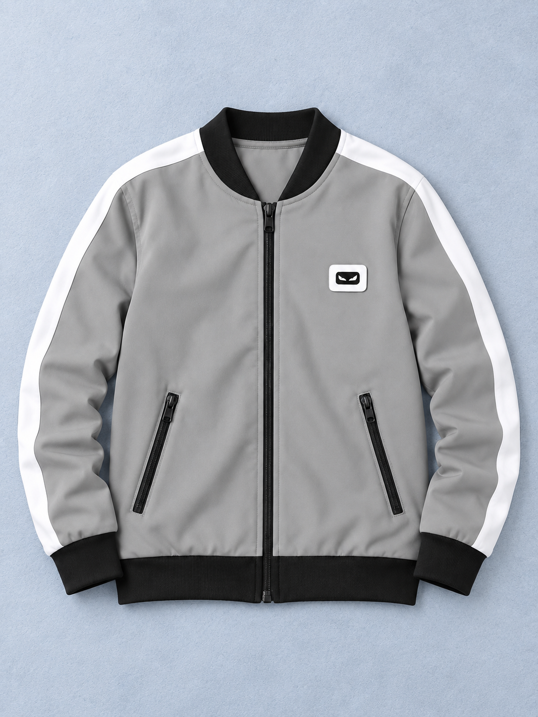 ZYRONA Boys Full-Zip Lightweight Track Jacket with High Collar