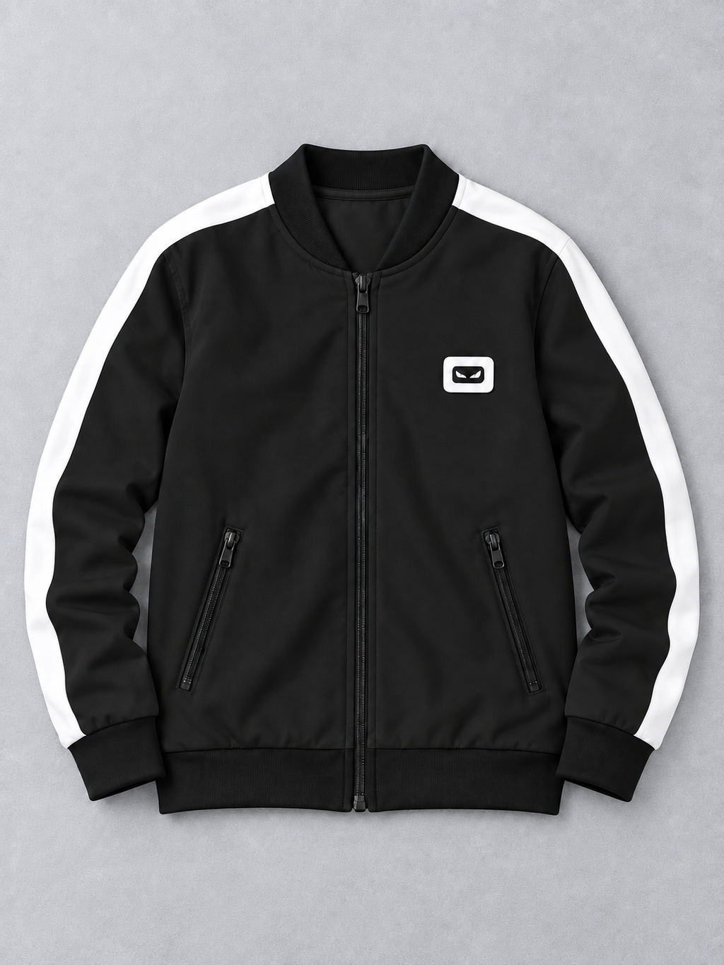 ZYRONA Boys Full-Zip Lightweight Track Jacket with High Collar