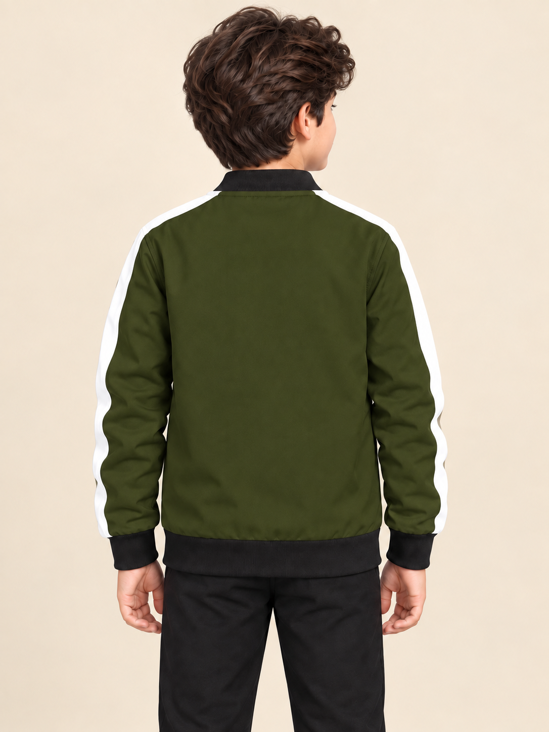 ZYRONA Boys Full-Zip Lightweight Track Jacket with High Collar