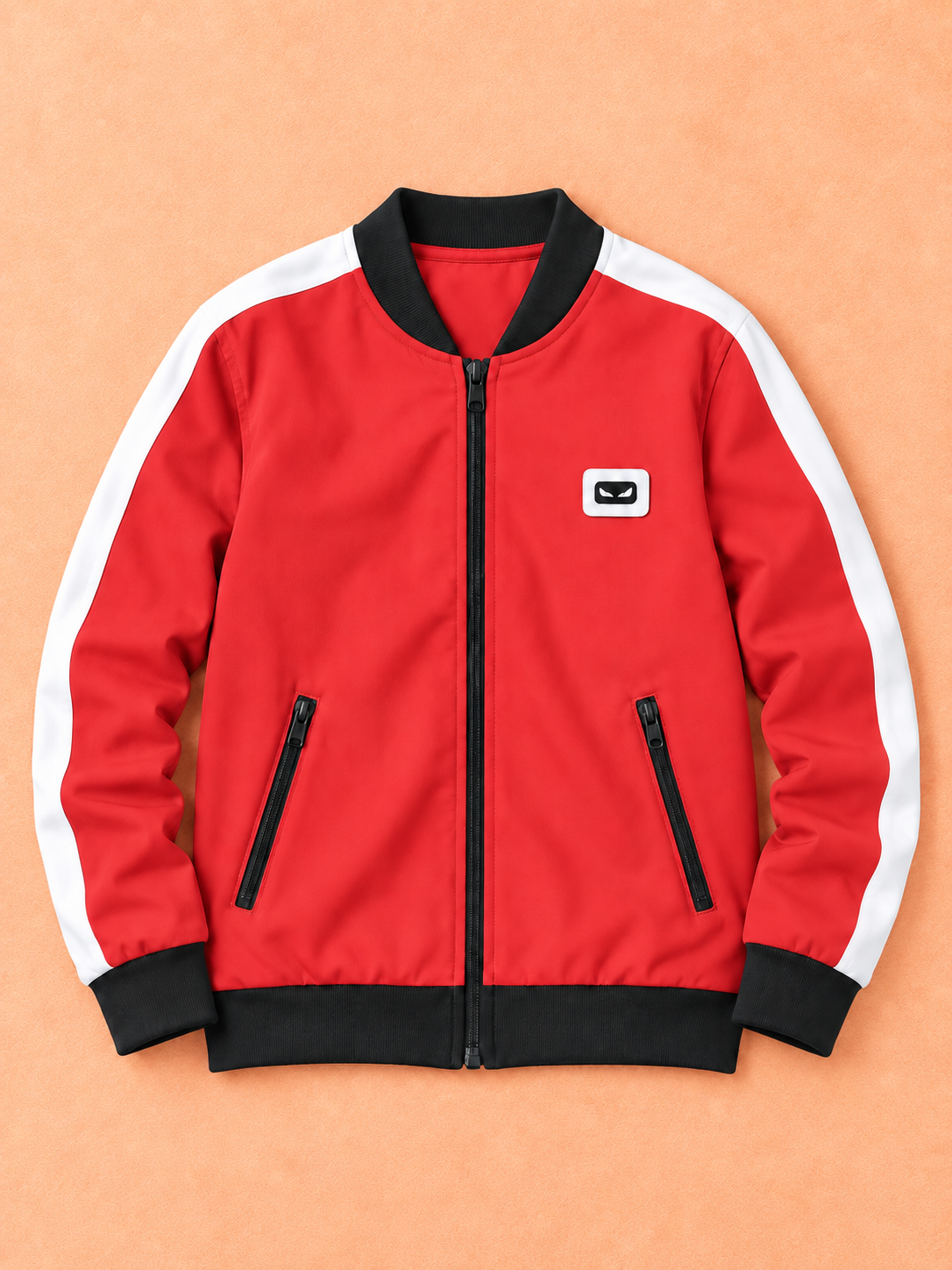 ZYRONA Boys Full-Zip Lightweight Track Jacket with High Collar