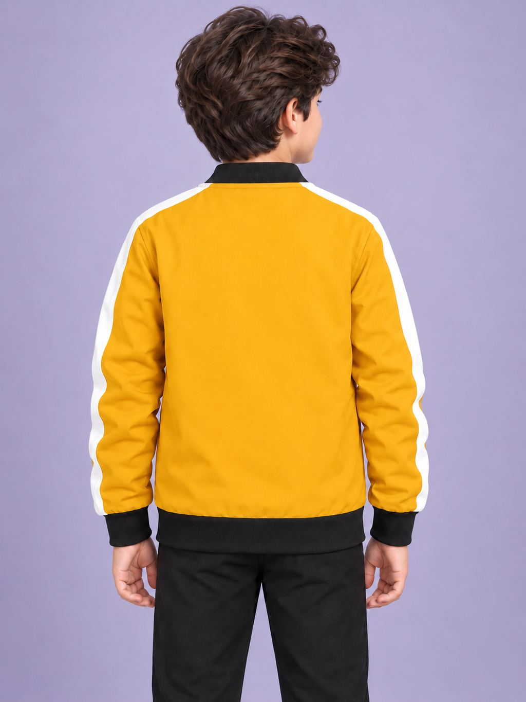 ZYRONA Boys Full-Zip Lightweight Track Jacket with High Collar